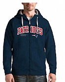 Men's New England Patriots Antigua Super Bowl LI Champions Victory Full Zip Hoodie Navy FengYun